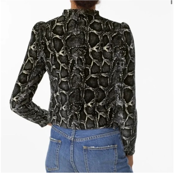 Rebecca Taylor woman’s velvet snake print jacket - Picture 3 of 15